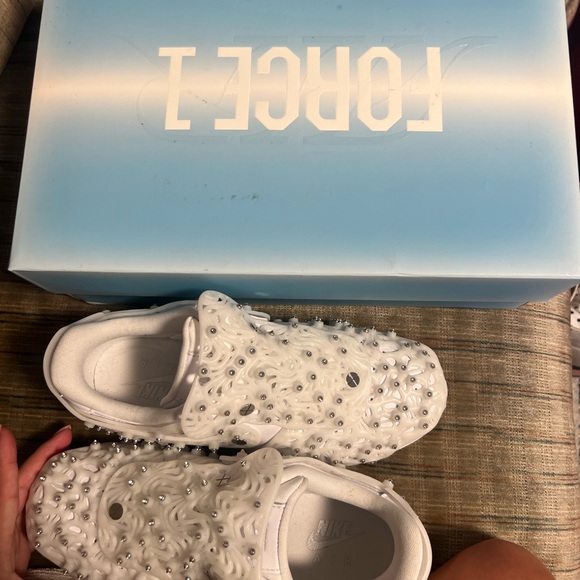 Rare Nike Air Force 1s LXX Swarovski size 7 - Picture 4 of 10